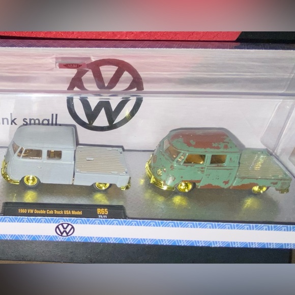 M2 CHASE VW Volkswagen double cab truck USA model 3 pack only 750 made - Picture 6 of 6